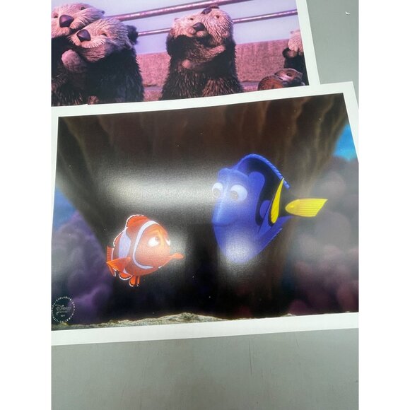 Disney Pixar Finding Dory lithographs set of 4 prints 2014 collection 14x10" REA - Picture 7 of 9